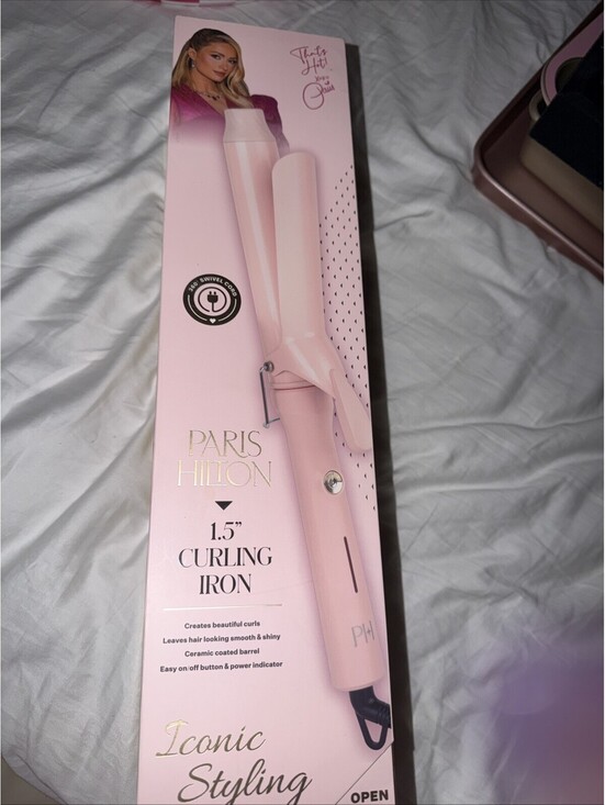 Paris Hilton Other - Paris Hilton pink  1.5 in curling iron ceramic coated barrel